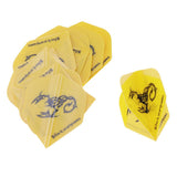 Maxbell 15Pcs Standard Dart Flights Standard Shape Extra Strong Dart Flights Yellow - Aladdin Shoppers