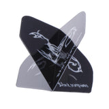 Maxbell Maxbell 15Pcs Standard Dart Flights Standard Shape Extra Strong Dart Flights Black