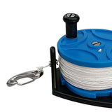 Maxbell 2Pcs Underwater Scuba Diving Dive Wreck Cave Reel with Handle Line Snap Hook