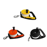 Maxbell 2Pcs Underwater Scuba Diving Dive Wreck Cave Reel with Handle Line Snap Hook