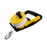 Maxbell Maxbell Scuba Diving Wreck Reel Kayak Anchor with Handle 150ft Line Snap Hook Yellow