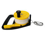 Maxbell Maxbell Scuba Diving Wreck Reel Kayak Anchor with Handle 150ft Line Snap Hook Yellow