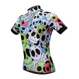 Maxbell Cycling Short Sleeve Jerseys Top T-shirt Bicycle Clothing Skull Pattern XXL - Aladdin Shoppers