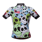 Maxbell Cycling Short Sleeve Jerseys Top T-shirt Bicycle Clothing Skull Pattern XXL - Aladdin Shoppers