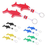 Maxbell 2 Pieces Shark Shaped EVA Floating Keychain Keyring Water Key Float Black - Aladdin Shoppers