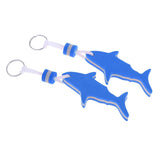 Maxbell 2 Pieces Shark Shaped EVA Floating Keychain Keyring Water Key Float Blue - Aladdin Shoppers