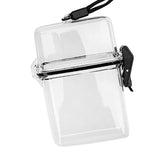 Maxbell Waterproof Dry Box Container Hook for Scuba Diving Snorkeling Kayaking Clear