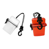 Maxbell Maxbell Waterproof Dry Box Container Clip for Scuba Diving Snorkel Surf Kayak Clear