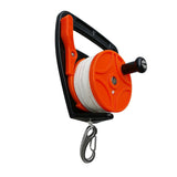 Maxbell 2 Pieces Scuba Diving Wreck Reel Kayak Anchor with Handle 150ft Line Snap