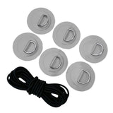 Maxbell Maxbell Inflatable Boat Stand Up Paddleboard SUP Bungee Cord Deck Rigging Kit Gray