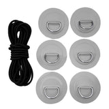 Maxbell Maxbell Inflatable Boat Stand Up Paddleboard SUP Bungee Cord Deck Rigging Kit Gray