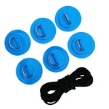 Maxbell Maxbell Inflatable Boat Stand Up Paddleboard SUP Bungee Cord Deck Rigging Kit Blue