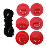 Maxbell Maxbell Inflatable Boat Stand Up Paddleboard SUP Bungee Cord Deck Rigging Kit Red