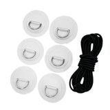 Maxbell Maxbell Inflatable Boat Stand Up Paddleboard SUP Bungee Cord Deck Rigging Kit White