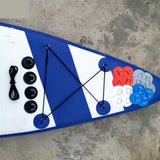 Maxbell Maxbell Inflatable Boat Stand Up Paddleboard SUP Bungee Cord Deck Rigging Kit White
