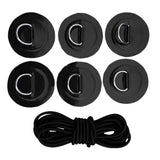 Maxbell Maxbell Inflatable Boat Stand Up Paddleboard SUP Bungee Cord Deck Rigging Kit Black