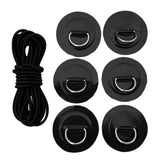 Maxbell Maxbell Inflatable Boat Stand Up Paddleboard SUP Bungee Cord Deck Rigging Kit Black