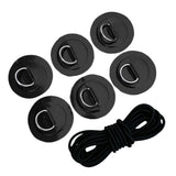 Maxbell Maxbell Inflatable Boat Stand Up Paddleboard SUP Bungee Cord Deck Rigging Kit Black