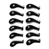 Maxbell A-SW Neoprene Zipper Golf Club Head Cover Interchangeable Number Tags White - Aladdin Shoppers