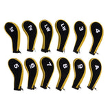 Maxbell A-SW Neoprene Zipper Golf Club Head Cover Interchangeable Number Tags Yellow - Aladdin Shoppers