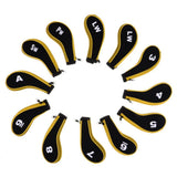 Maxbell A-SW Neoprene Zipper Golf Club Head Cover Interchangeable Number Tags Yellow - Aladdin Shoppers