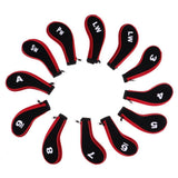 Maxbell A-SW Neoprene Zipper Golf Club Head Cover Interchangeable Number Tags Red - Aladdin Shoppers