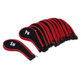 Maxbell A-SW Neoprene Zipper Golf Club Head Cover Interchangeable Number Tags Red - Aladdin Shoppers
