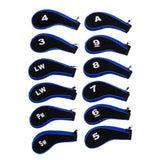 Maxbell A-SW Neoprene Zipper Golf Club Head Cover Interchangeable Number Tags Blue - Aladdin Shoppers