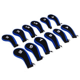 Maxbell A-SW Neoprene Zipper Golf Club Head Cover Interchangeable Number Tags Blue - Aladdin Shoppers