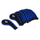 Maxbell A-SW Neoprene Zipper Golf Club Head Cover Interchangeable Number Tags Blue - Aladdin Shoppers
