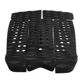 Maxbell Maxbell 5 Pieces Diamond Grooved EVA Surfboard Traction Deck Grip Tail Pad Black