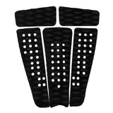 Maxbell 5 Pieces Diamond Grooved EVA Surfboard Traction Deck Grip Tail Pad Black - Aladdin Shoppers