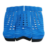 Maxbell Maxbell 5 Pieces Diamond Grooved EVA Surfboard Traction Deck Grip Tail Pad Blue