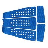 Maxbell Maxbell 5 Pieces Diamond Grooved EVA Surfboard Traction Deck Grip Tail Pad Blue