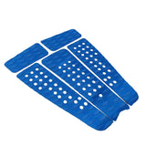Maxbell Maxbell 5 Pieces Diamond Grooved EVA Surfboard Traction Deck Grip Tail Pad Blue