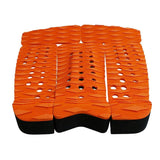 Maxbell Maxbell 5 Pieces Diamond Grooved EVA Surfboard Traction Deck Grip Tail Pad Orange