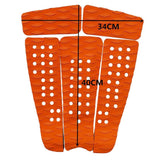 Maxbell 5 Pieces Diamond Grooved EVA Surfboard Traction Deck Grip Tail Pad Orange - Aladdin Shoppers