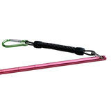 Maxbell Maxbell Scuba Diving Lobster Stick Pointer Spiral Coil Lanyard Strap & Clip Pink