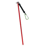 Maxbell Maxbell Scuba Diving Lobster Stick Pointer Spiral Coil Lanyard Strap & Clip Red