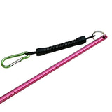 Maxbell Maxbell Scuba Diving Lobster Stick Pointer Spiral Coil Lanyard Strap & Clip Rose Red