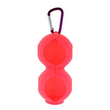 Maxbell Durable Golf Ball Holder Carrier with Snap Clip for 2 Golf Balls Pink - Aladdin Shoppers