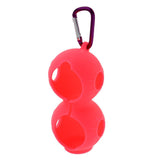 Maxbell Durable Golf Ball Holder Carrier with Snap Clip for 2 Golf Balls Pink - Aladdin Shoppers