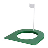 Maxbell 2pcs Golf Putting Hole with Flag Putting Practice Cup Practice Training Aids
