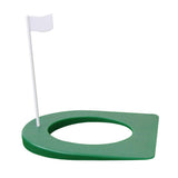 Maxbell 2pcs Golf Putting Hole with Flag Putting Practice Cup Practice Training Aids