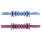 Maxbell Multi-Functional Massage Roller Stick Back Neck Calf Leg Massager Purple