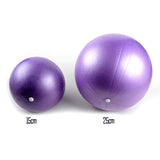 Maxbell 25cm Soft Anti Burst Yoga Ball Exercise GYM Pilates Fitness Balls Purple - Aladdin Shoppers