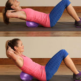 Maxbell 2pcs 25cm Soft Anti Burst Yoga Ball Exercise GYM  Pilates Fitness Balls Blue
