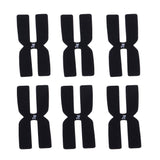 Maxbell 6 Pieces Tennis Racket Balance Silicone H-shaped Power Strips Black - Aladdin Shoppers