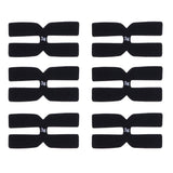 Maxbell 6 Pieces Tennis Racket Balance Silicone H-shaped Power Strips Black - Aladdin Shoppers