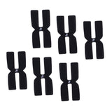 Maxbell 6 Pieces Tennis Racket Balance Silicone H-shaped Power Strips Black - Aladdin Shoppers